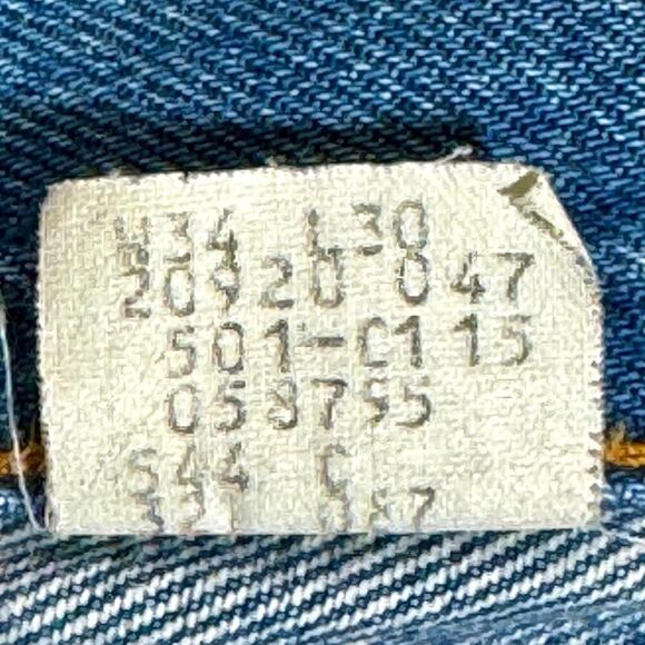 32w 70s/80s USA Vintage Levi’s 501 jeans‎ - Picture 7 of 11